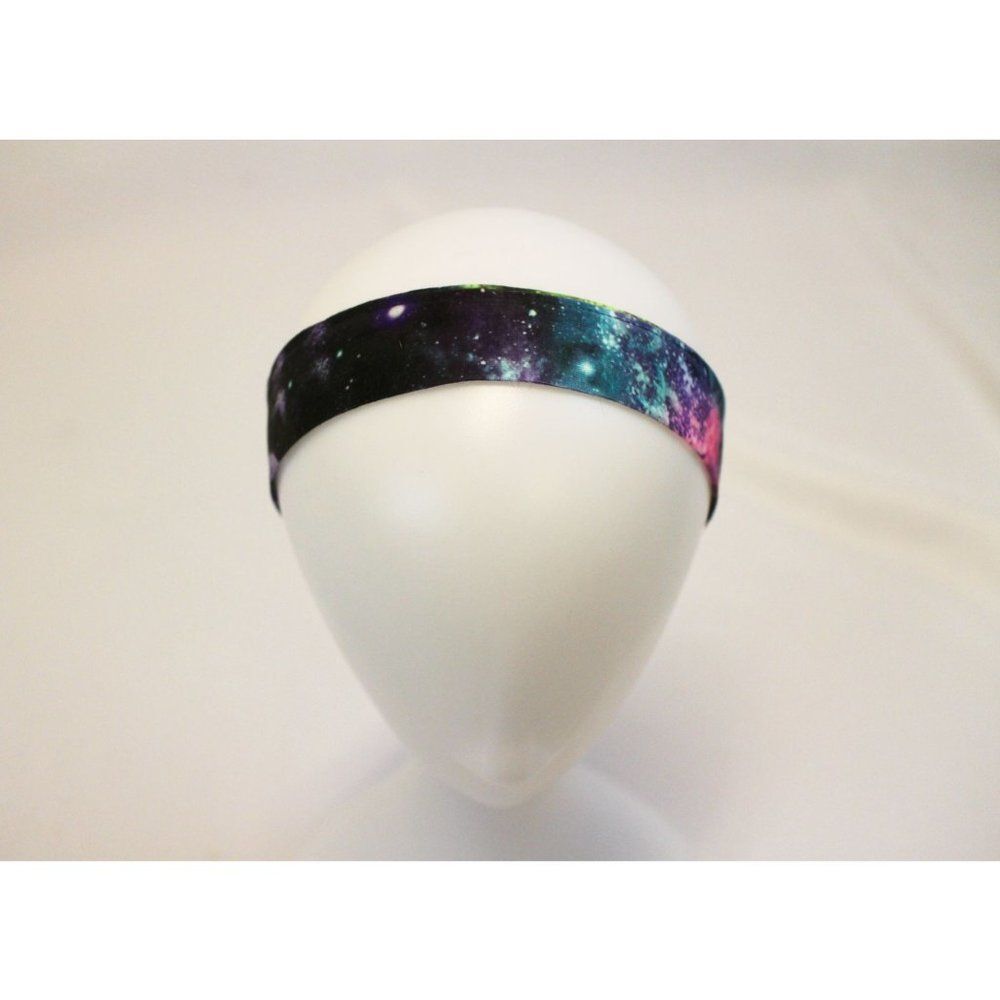 Galaxy Print Skinny Scarf or Headband
